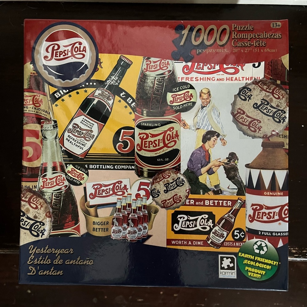 ⭐️ Pepsi-Cola “Yesteryear” 1000 Piece Jigsaw Puzzle